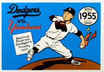 1970 Fleer World Series 052      1955 Dodgers/Yankees#{(Johnny Podres)